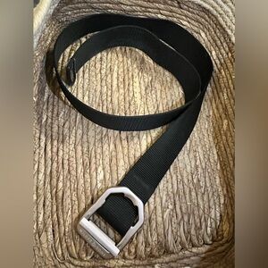 Black Belt with Silver Buckle by Wilder and Sons